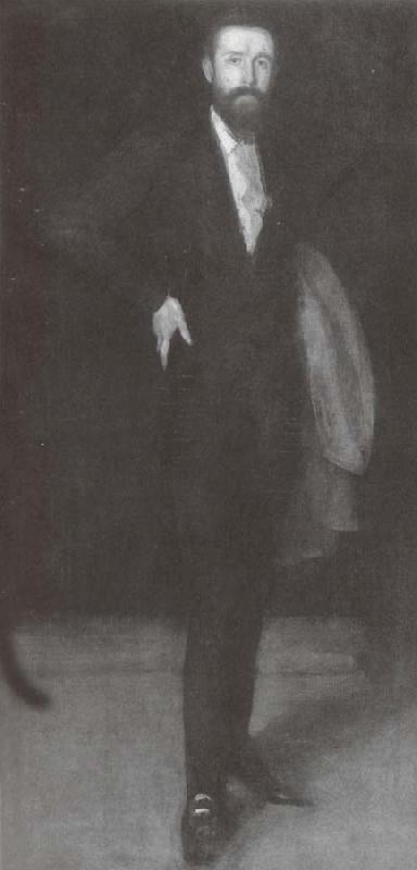 James Abbott McNeil Whistler Arrangement in Schwarz Portrait von F.R.Leyland oil painting picture